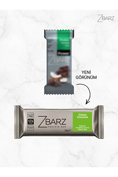 Zbarz Protein Bar Kakao & Hindistan Cevizi | 24 Adet Glutensiz