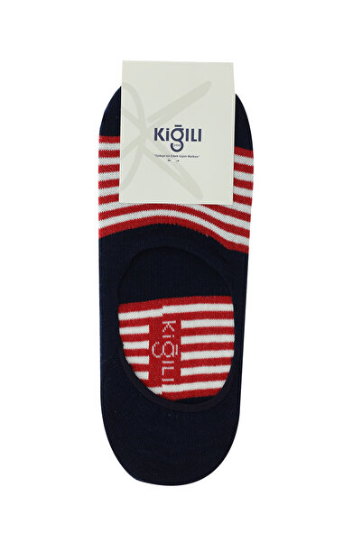 Kiğılı Set de 2 șosete loafer cu model din bumbac