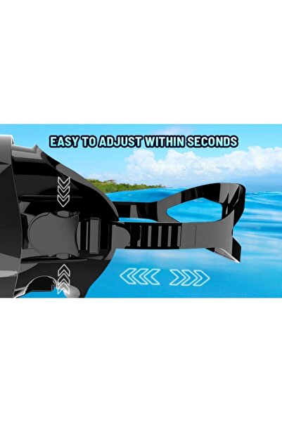 Arabest Oval Tempered Glass Diving Mask, HD Anti-Fog Scuba Goggle for Adults ...