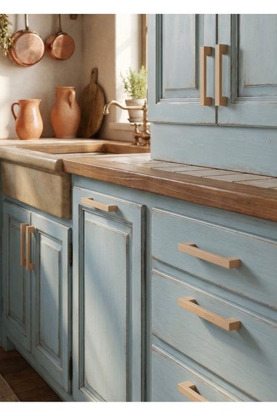 Wholewood Zen Wooden Furniture Cabinet Handle 224 mm Wood Color
