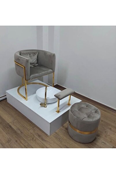 TİTANYUM CHAİR pedikür sandalyesi tam set Lavobo musluklu