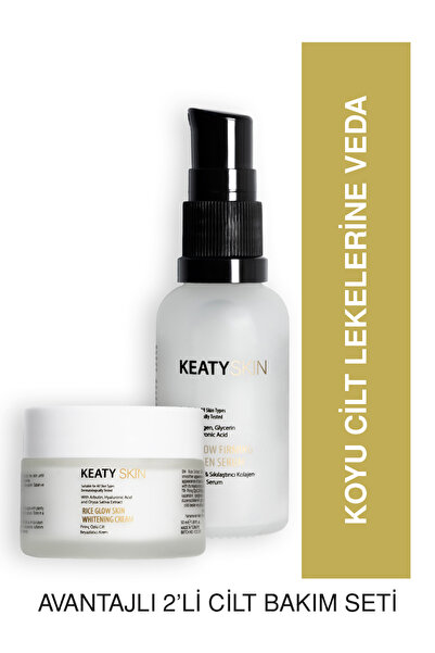 Cilt Lekelerine Veda Seti | Kolajenli Leke Karşıtı Serum 30Ml + Beyazlatıcı Krem 50Ml