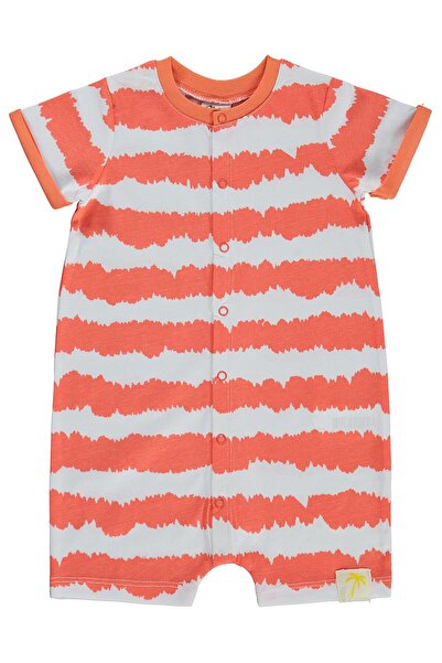 Civil Baby Dalga Desenli 6-18 Ay Tulum - Kırmızı 6-9 Ay