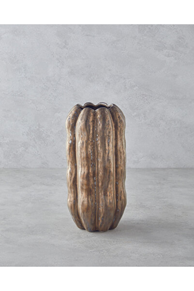English Home Troya Seramik Vazo 33 cm Bronz