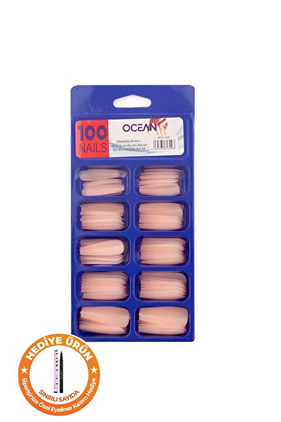 Ocean 100'lü Kutulu Balerin Protez Takma Tırnak - 236