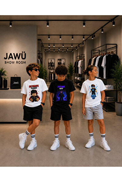 JAWÜ STYLE GAME AVATAR Štampani 3-dijelni kombinovani dečiji SET (3 SETA)