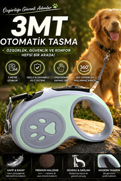 ego home 1. Kalite Evcil Hayvan Otomatik Geri Çekilebilir Pati Desenli Gezdir...