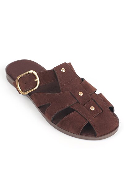 Capone Outfitters Hannie Gladiator Short Heeled Women's Slippers