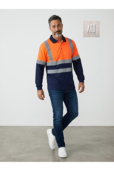 ATB YAKALI NEON TSHIRT UZUN KOLLU
