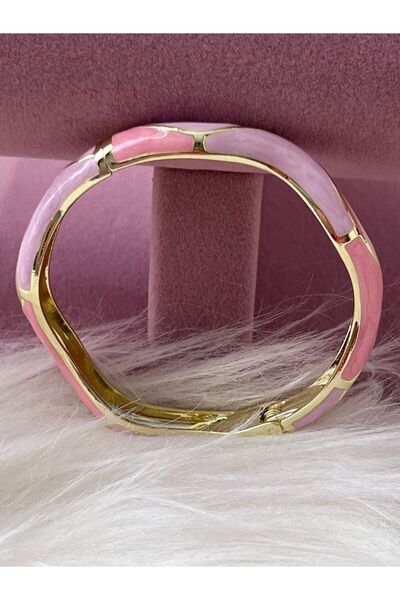 GK LUXURY & FASHION Mineli Colorful Steel Bracelet Clamp Bracelet Resistant t...