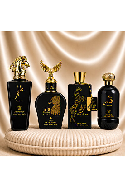 Ayelet Set 4 Parfumuri Arabesti Barbat 100 ml – Tahir, Qannas Black, Taseer, ...