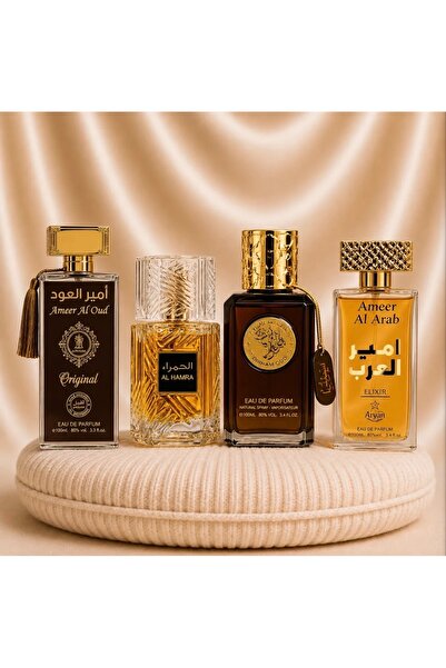 ARYAN Set 4 Parfumuri 100 ml Barbat – Ameer Al Arab Elixir, Al Hamra Royal, D...