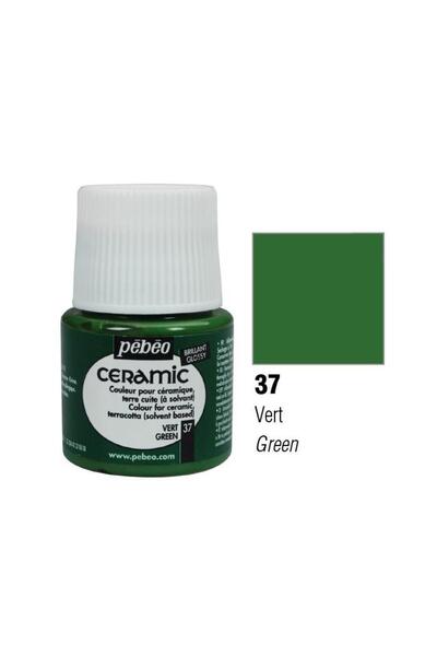 Pebeo Solvent Bazlı Seramik Boya 45ml Şişe - 37 Green
