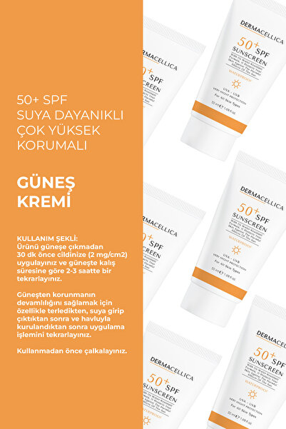 Lynch Cosmetics 50+ Spf Suya Dayanıklı Çok Yüksek Korumalı Güneş Kremi 50 ml