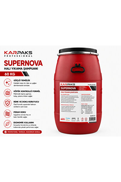 KARPAKS Supernova Halı Yıkama Şampuanı 60kg