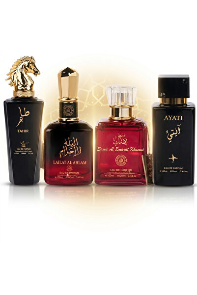 Ayelet Set de 4 parfumuri orientale (2 pentru bărbați + 2 pentru femei) 100ML...