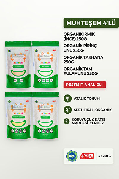 Soul Kitchen Organik Ürünler Organik Sertifikalı İnce İrmik Pirinç Unu Tarhan...