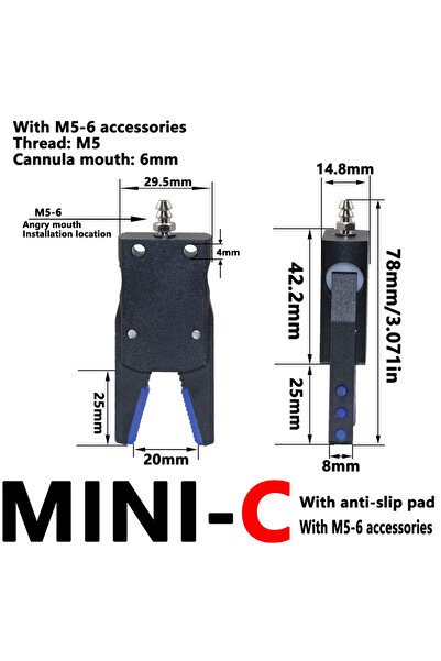 Choice MINI-C Glue pad Robot Arm Clamp Pneumatic Gripper with Sensor Switch N...