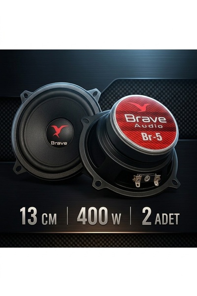 Brave Br-5 13cm Midrange Hoparlör Takımı 400w 60rms 2 Adet