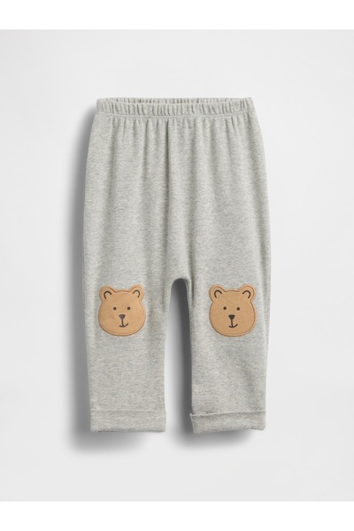 GAP Bebek Açık Gri Brannan Bear Pull-On Eşofman Altı