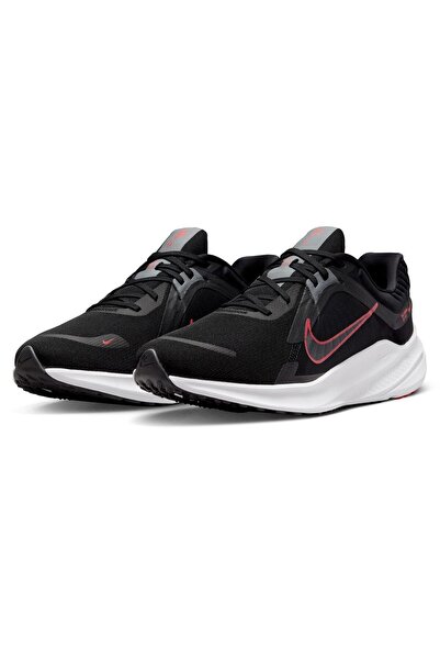 Nike Quest 5 Siyah-Kırmızı Erkek Koşu Ayakkabısı DD0204-004 dar kalıptır 1 Be...
