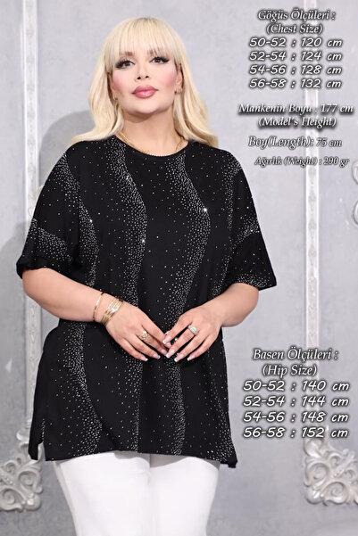 Laden Bluză-T-shirt pentru femei, mărime mare, anti-transpirație, din viscoză...