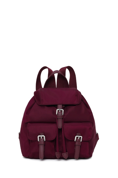 Derimod Rucsac de damă din material textil burgundy 26PBD27666F