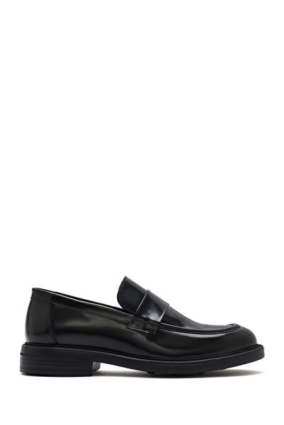 Derimod Erkek Siyah Deri Loafer 26SFD751222