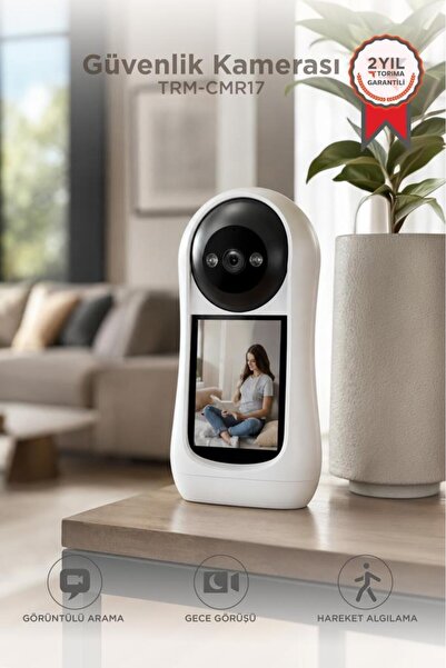 Torima Bebek Kamerası Hareket Algılama Monitörlü Full Hd Smart Ip Güvenlik Ka...
