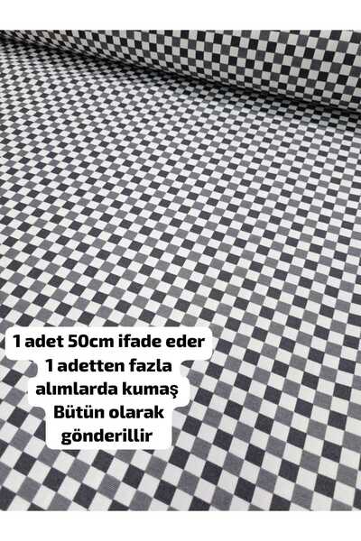 Premier Duck Kumaş Su ve Leke itici özelliği vardır ( siyah beyaz damalı 50 x...