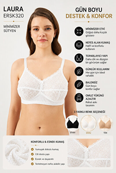 Eros Sutien Extra Minimizer fără sârmă pentru femei