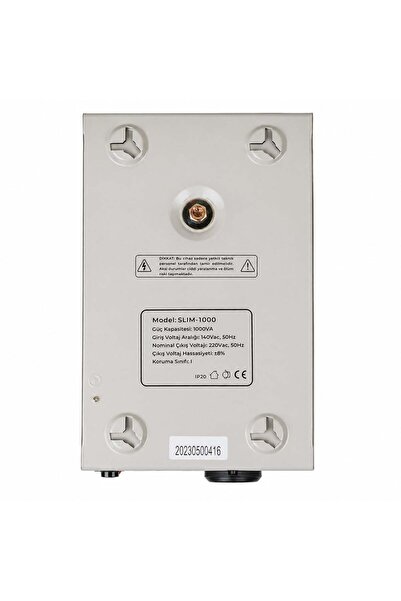 Powermaster SLIM-1000 Otomatik 1000 Watt Voltaj Kombi Regülatörü