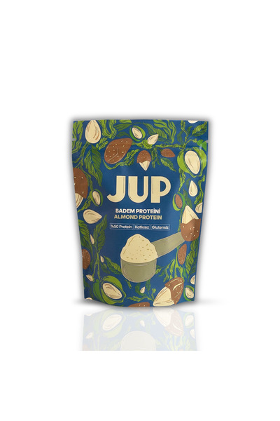 JUP FOOD 100% Badem Içerikli Bitkisel Protein Tozu / Yüksek Proteinli Badem U...