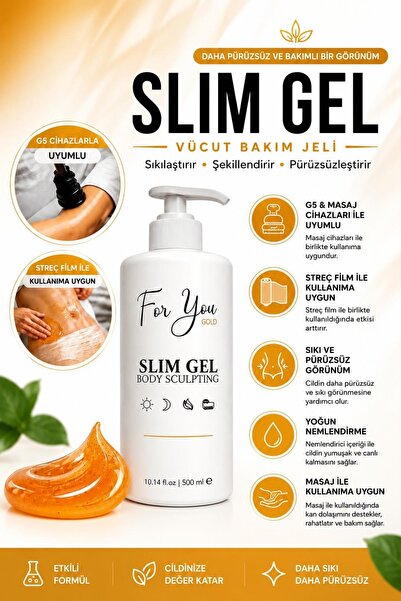 For You Gold Slim Jel - Sıkılaştırıcı- Çatlak Karşıtı Ve Selülit Kremi - Yaka...