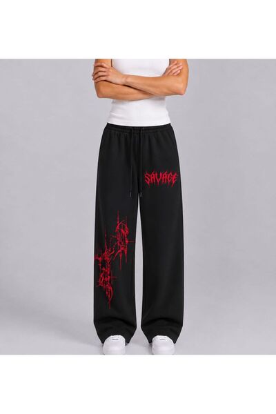ZAVIXO Kadın Wide Leg %100 Pamuk Pantolon Şık Casual Stil
