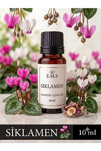 E.M.S AVM SİKLAMEN Esansiyel Uçucu Yağ Buhurdanlık Yağı Difüzör Esansı Oda Ko...