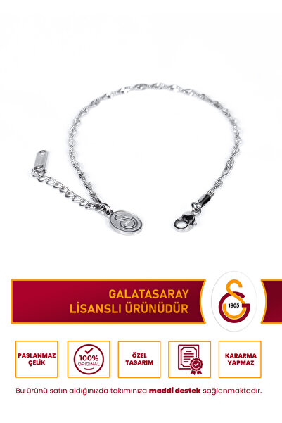 Galatasaray GS SİNGAPUR ÇELİK BİLEKLİK