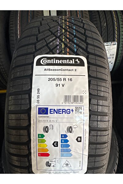 Continental 205/55R16 91V AllSeasonContact 2 (4 Mevsim oto lastiği 2025 yılı ...