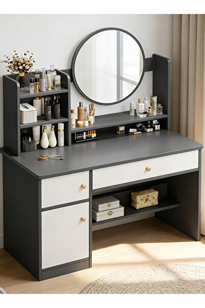 GGEROU Makeup Vanity Vanity Desk with Lots Storage Bedroom Dressing Table wit...