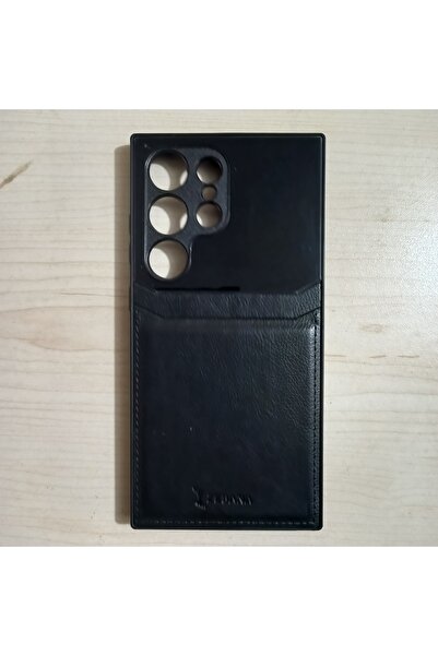 Zebana Lens Deri Kılıf Samsung Galaxy S24 Ulrta uyumlu