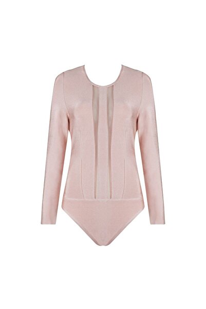 NO BRAND Top bandage elegant - Bej, S