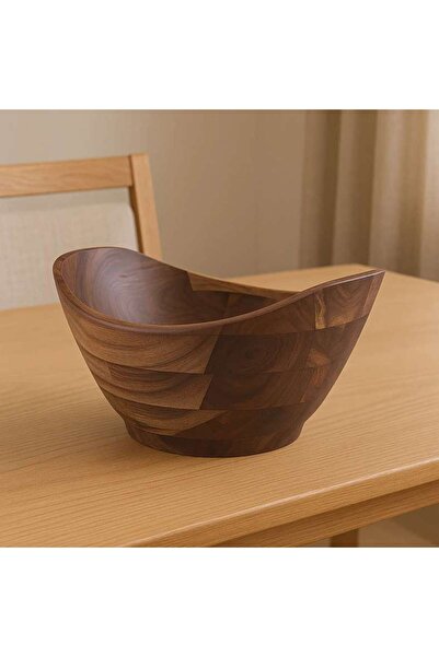 PAN HOME Rabaha Acacia Serving Bowl 22.8x21.5x11.4cm -natural