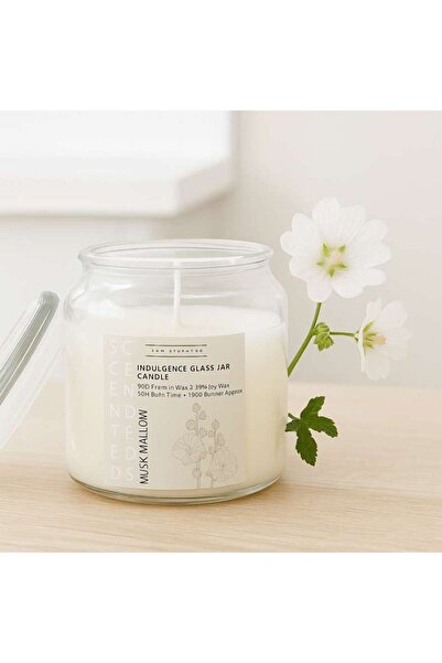 PAN HOME Indulgence Musk Mallow Jar Candle 280gm - 20 Hrs