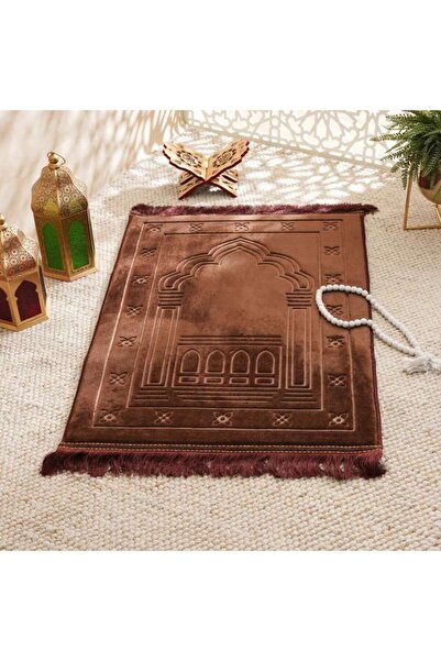 PAN HOME سجادة صلاة توجو 80x120 سم - بني