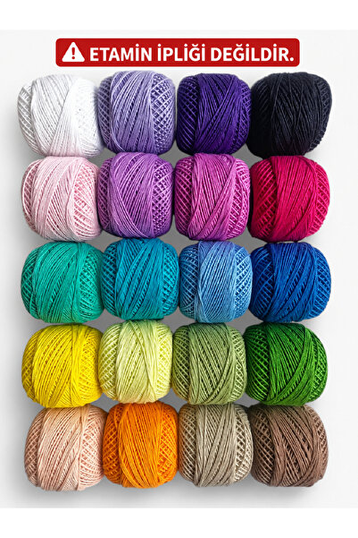 fabricorg Cotton Like 3 Numara 6 Kat Punch - Bileklik - Bandana - Runner Ipli...
