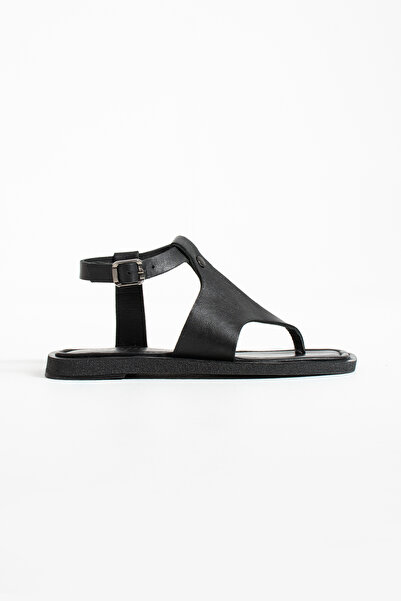 Siena Shoes Дамски сандали тип джапанки Olise с лека подметка от естествена к...