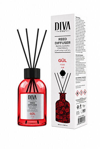 DİVA TRANDAFIR odorizant cu bețișoare 100ml