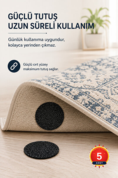 Fresh Moon Halı Kilim Paspas Kaydırmaz Yapışkan Sabitleme Bandı 5Adet