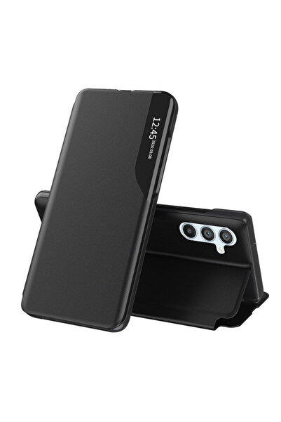 Techsuit Husă pentru Samsung Galaxy A54, Seria eFold, mov - negru