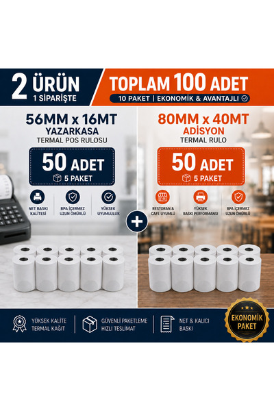 KHR Özel Set 56x16 MT (5 Paket) + 80x40 MT (5 Paket) -Yüksek Kaliteli Termal ...